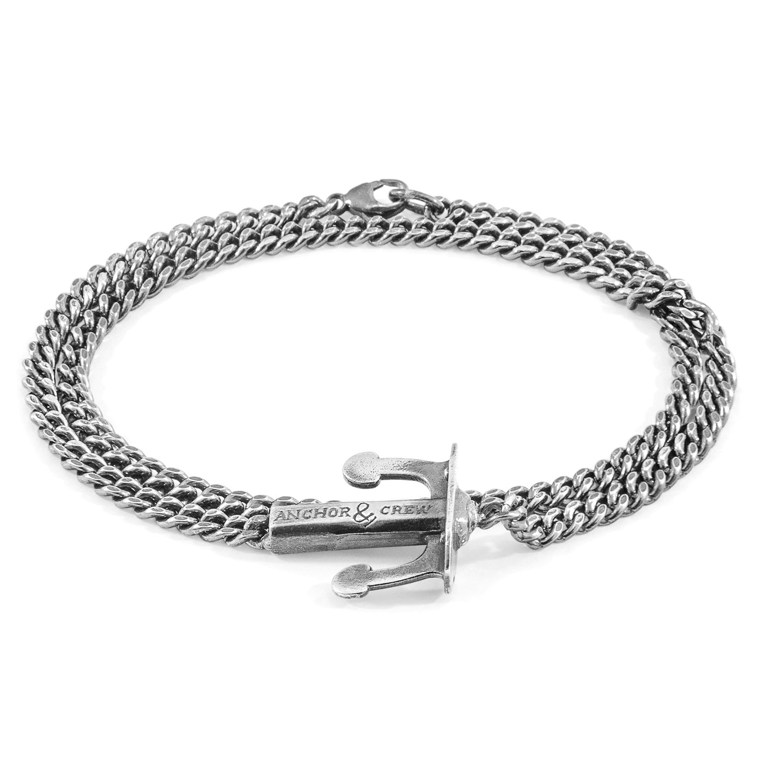 trendor Men's Bracelet 925 Silver Anchor Chain Width 4.5 mm 08633 •  uhrcenter